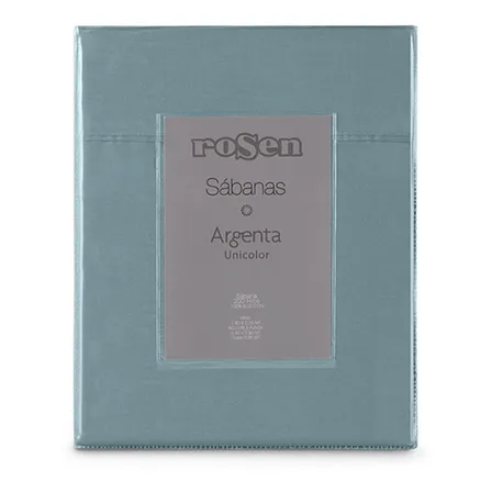 Rosen Sábana Argenta Lisa 200 Hilos 2 Plazas Color Verde