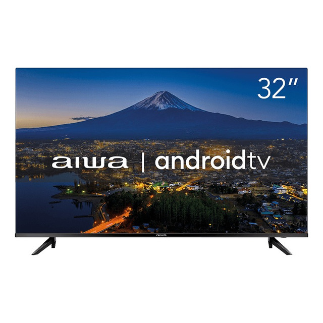 Smart Tv Aiwa 32 Android Hd Borda Ultrafina Hdr10 Dolby Áudio Aws-tv-32-bl-02-a