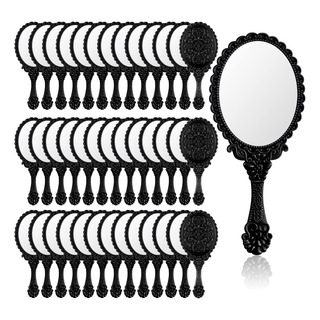 Espejo De Mano Vintage Con Asa, 40 Piezas, Negro, Plástico Espejo De Mano Vintage Con Asa, 40 Piezas, Negro, Plástico
