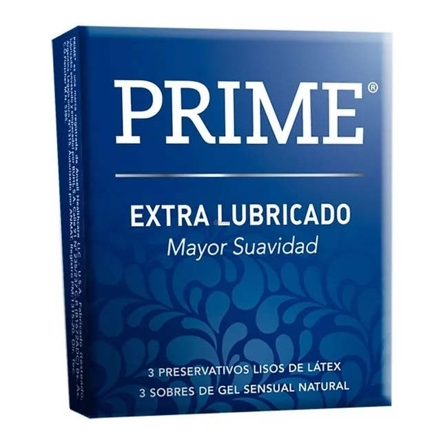 Preservativos Doble Lubricación Prime Más Sedoso Y Sensibles