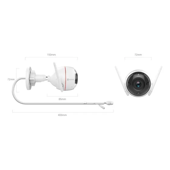 Ezviz CS-C3W cámara blanca de 1080p con visión nocturna