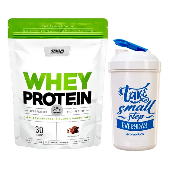 Star Nutrition Whey Protein Doypack 2lb + Vaso Mezclador