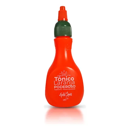 Gold Spell Tonico Poderoso Laranja 120ml Preenche Falhas Gold Spell Cosméticos Tônico Poderoso Laranja Tônico Crescimento Capilar