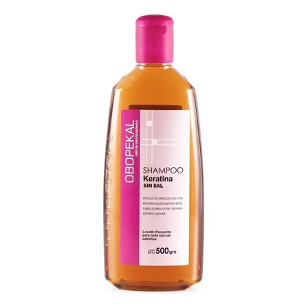 Obopekal Shampoo Keratina Sin Sal 500gr