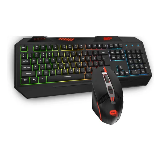 Alpha Gaming Set Teclado + Mouse Y Cinta Led 2 Metros