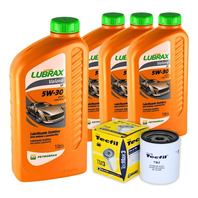 Kit Revisão Troca Óleo Motor 5w30 Onix Cobalt Agile Montana