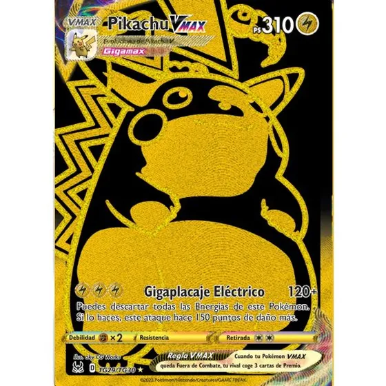 Pikachu Vmax Carta Pokemon Tcg Original En Español