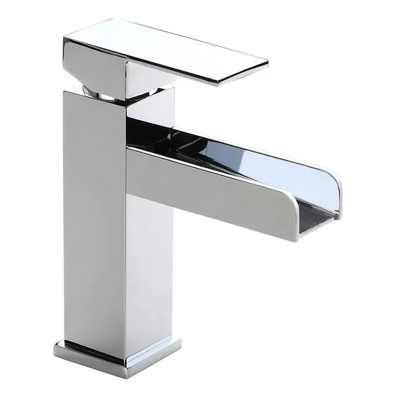 Homary Grifo Lavabo Moderno Boquilla Cascada Para Baño Mango