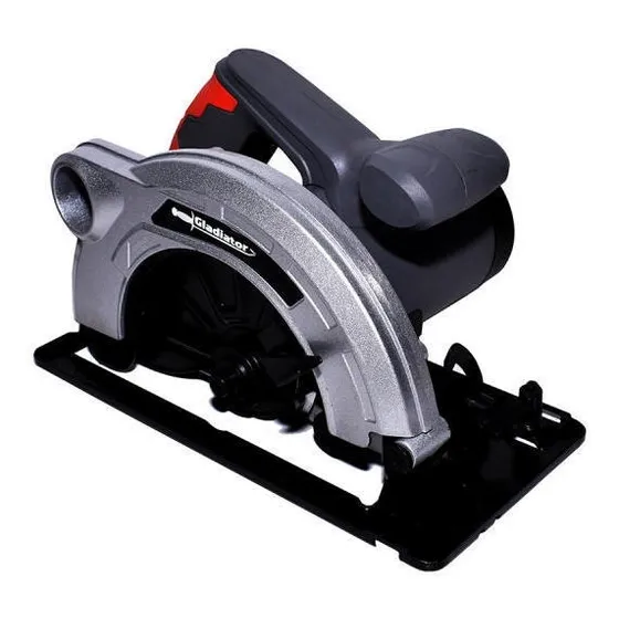 Sierra circular 7 1/4 1400 watts Gladiator color multicolor frecuencia 50