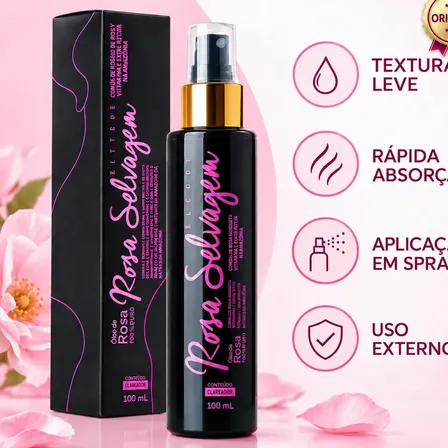 Óleo de Rosa Mosqueta Clareador 100ml - Rosa Selvagem