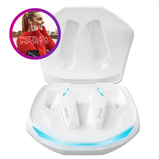 Fone De Ouvido Sem Fio Lenovo Gm2 Gamer Music Bluetooth 5.3 Fone De Ouvido Sem Fio Lenovo Gm2 Gamer Music Bluetooth 5.3
