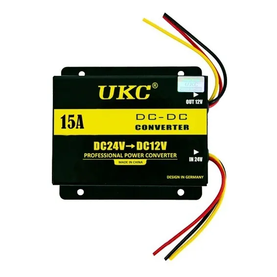 Convertidor De Voltaje De 24vdc A 12vdc 15a Ukc Ddc-15a