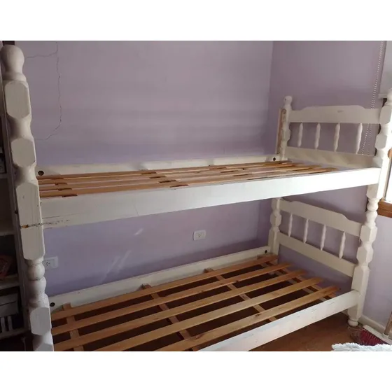 Cama Cucheta De Pino - 1 Plaza