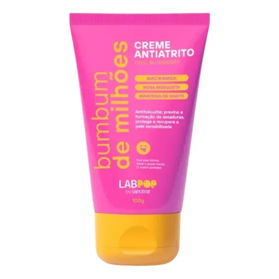 Creme Antiatrito Bumbum De Milhões Labpop Labotrat 100ml Fragrância Neutra