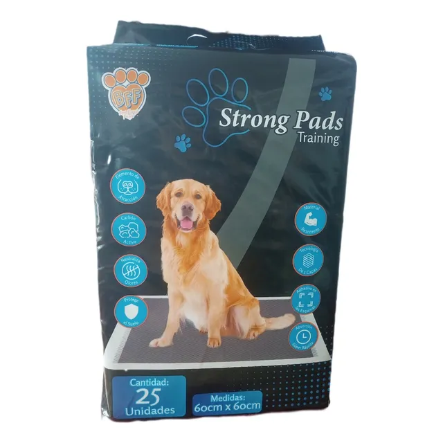 Strong Pads Training 25 Und Tapetes Higiénicos Pañal Perros