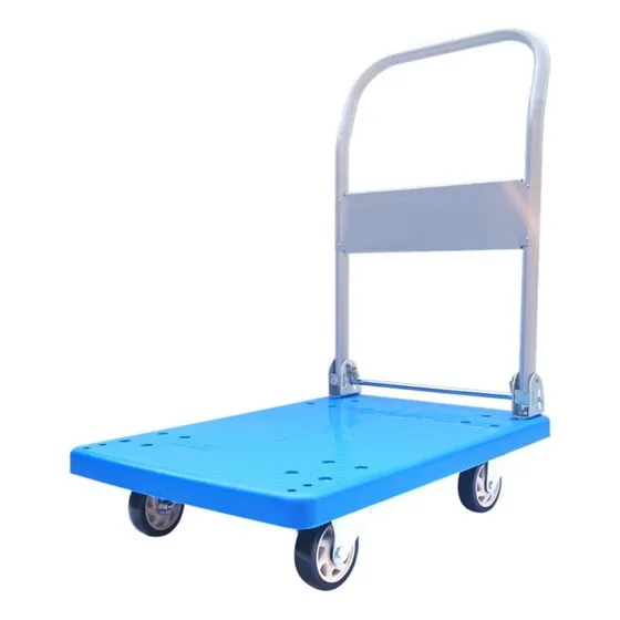 Carretilla Carrucha Plegable Plataforma Plástico 300kg 60x90