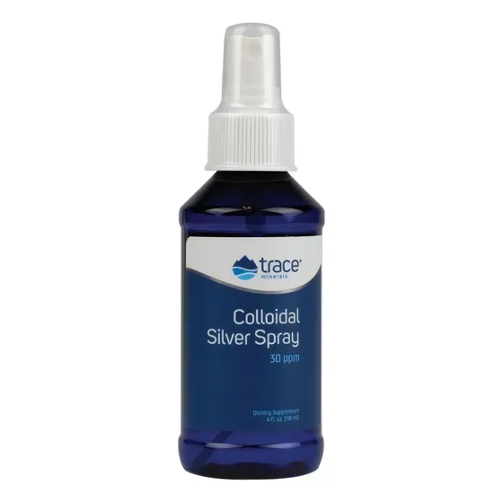 Trace Minerals Collodial Silver Spray 30 Ppm 118 Ml Sabor Sin Sabor