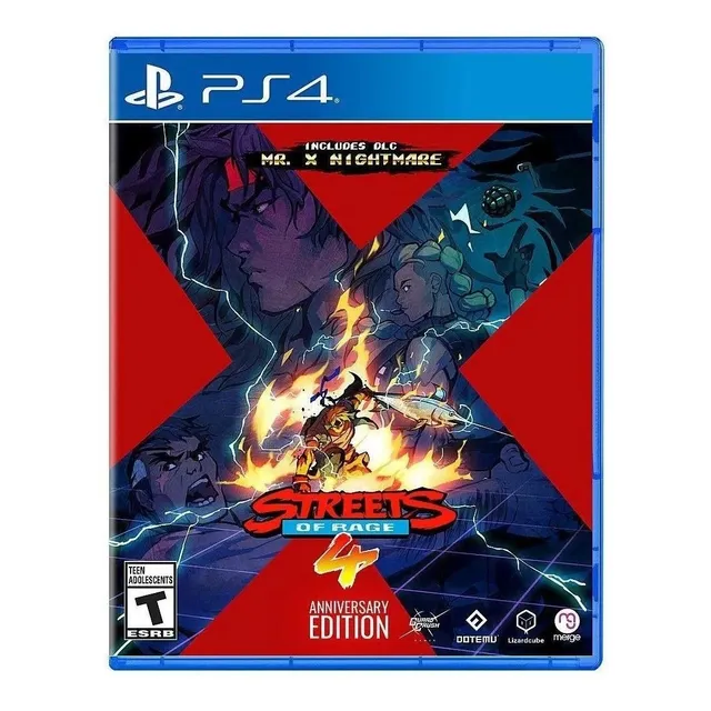 Streets Of Rage 4 Anniversary Edition Ps4
