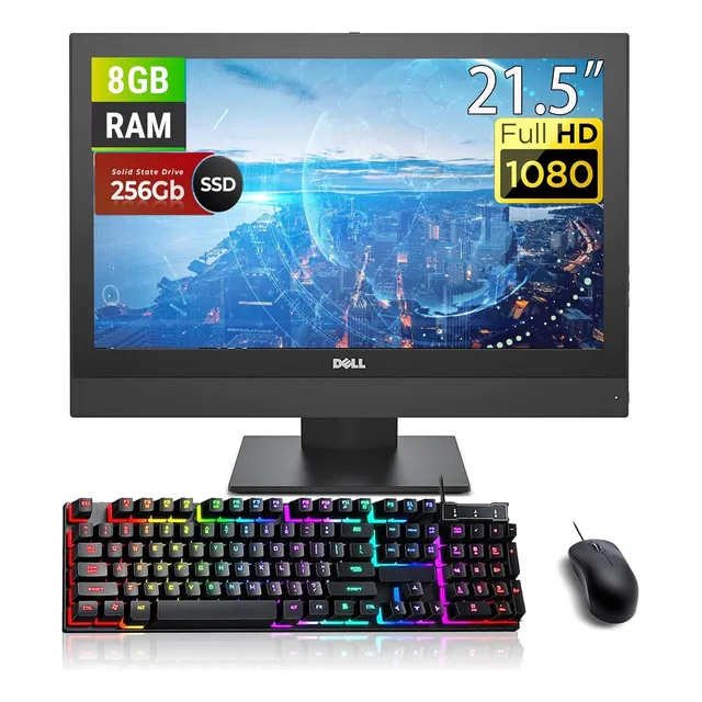 Dell Optiplex 5250 All-in-one Computer Intel G4560 8g 256g