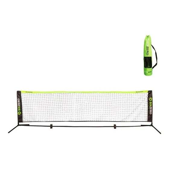 Red Mini Futbol-tenis Con Soportes 3 Mts Sixzero