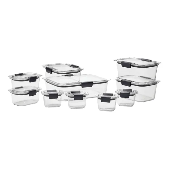  Envases 20 Piezas Cierre Hermético Brilliance Rubbermaid
