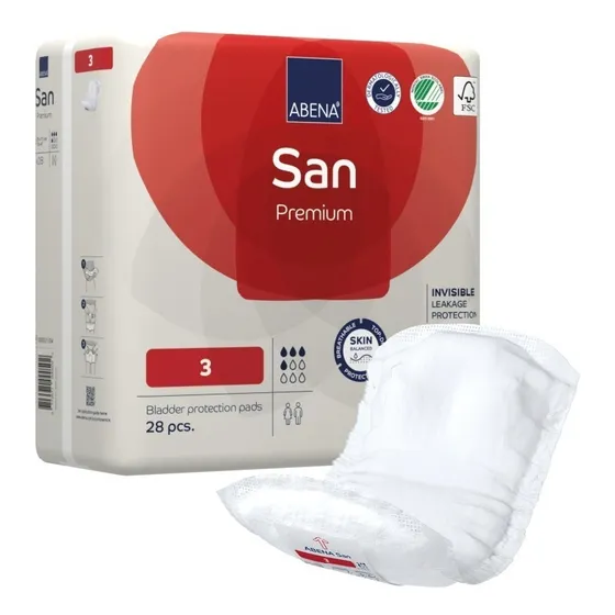 Apósito Anatómico Abena San 3 Premium (ex Abrisan Nº3 9266)