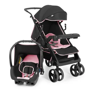 Carrinho Com BebĂȘ Conforto Joy Preto Com Rosa Tutti Baby Cor Do Chassi Preta Carrinho Com BebĂȘ Conforto Joy Preto Com Rosa Tutti Baby Cor Do Chassi Preta