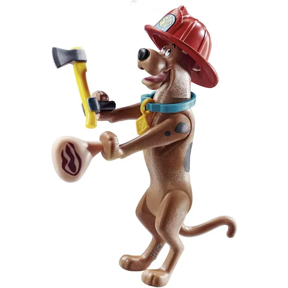 Uguete Scooby Doo De Playmobil Figura Coleccionable Bombero