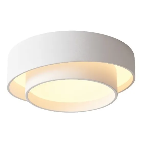 Lampara Plafon Salo S Redondo Doble Blanco 51w 3000k Deco
