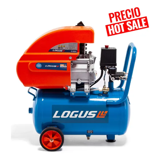 Compresor Aire Logus 2,hp 24 Litros Portatil