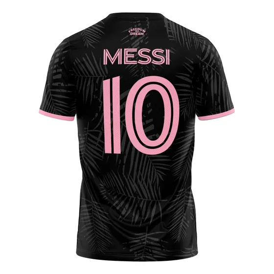 Camisa Messi Rosa E Preta Inter