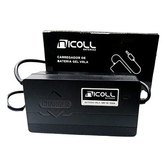 Carregador Para Bike Elétrica Rema 350w 48v Nicoll Flutuante