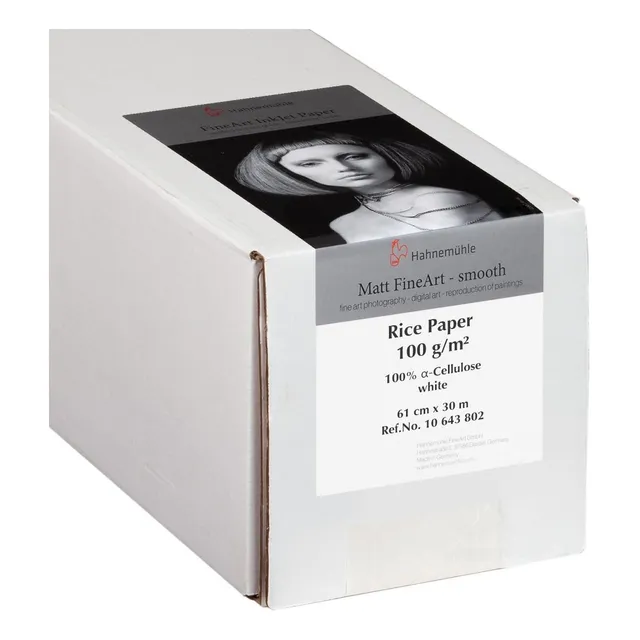 Papel Hahnemühle 10643802 Rice Paper Rollo 100g/m2 24''×30m