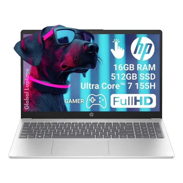 HP Pavilion Ultra Core 7 155H 16 Núcleos 16gb Ram 512gb Ssd Pantalla 15.6 FHD 1920 x 1080 Touch Windows Instalado Intel Arc Graphics Laptop 15-Fd1008