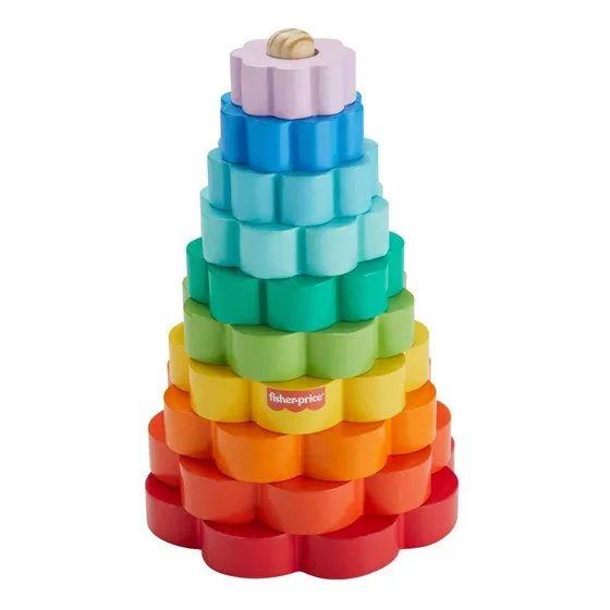 Fisher-price Juguete Para Bebés Anillos Apilables De Madera
