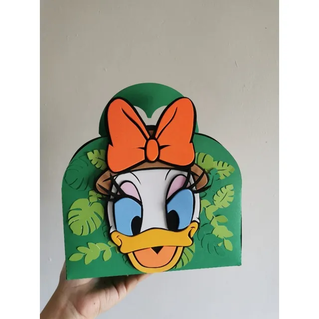 Cajas Para Cotillón Personalizadas De Regalo Mickey Safari 