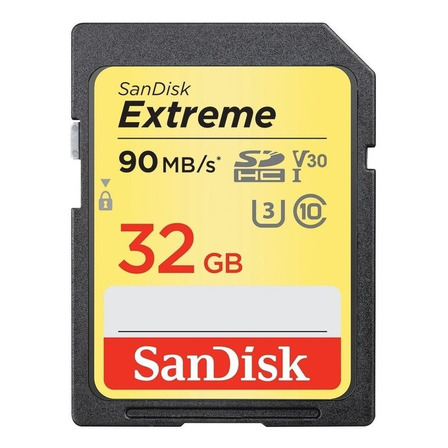 Cartão de memória SanDisk SDSDXNE-032G-GNCIN  Extreme 32GB