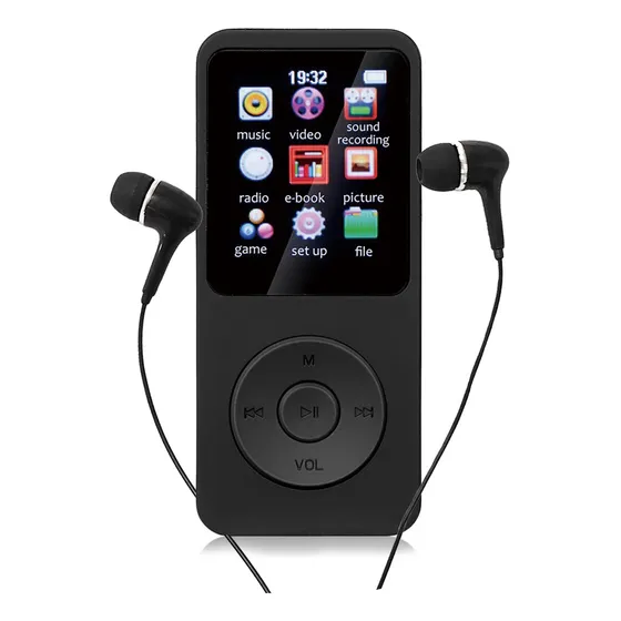 Novo Mp3 Player Slim Multimídia Bluetooth Rádio Fm Micro Sd