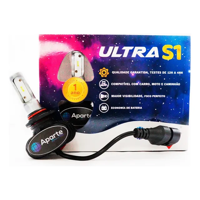 Lâmpada Led Farol Neblina Hilux Sw4 Hb4 Ultra S1 9000 Lúmens