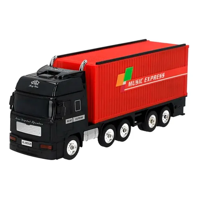 Bocina Bluetooth Con Forma De Trailer Usb Micro Sd Radio Fm