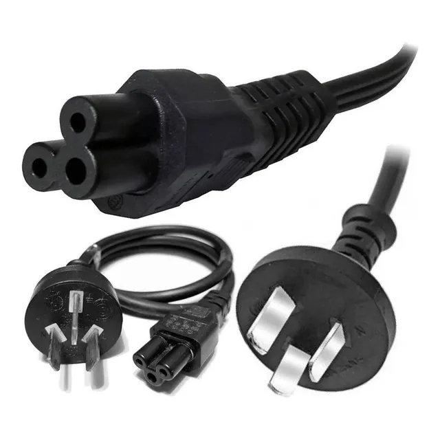Cable Interlock Trébol Para Fuente Notebook Y Netbook 220v