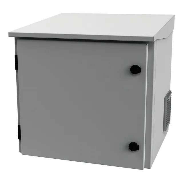 Gabinete De Exterior Con Rack Con Ventiladores Y Termostato