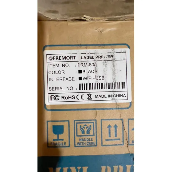 Impresora Ticketa Térmica Fremont Frm-80a Nueva En Su Caja