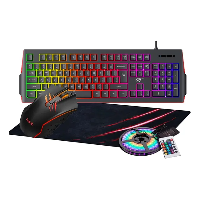 Combo Gamer Teclado, Mouse, Pad Xl Y Tira Led Gd5 I Css®
