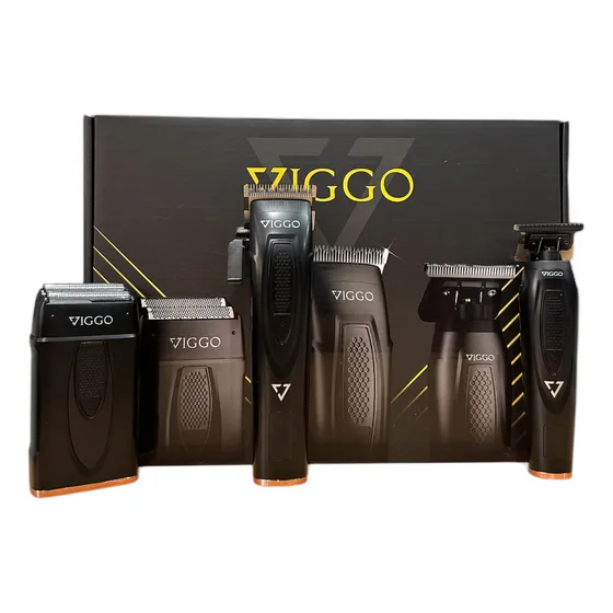 Set Classic Viggo Maquina Cortar Pelo + Trimmer + Shaver