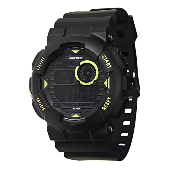 Relógio Masculino Digital Mormaii MO3415C8V Verde Preto