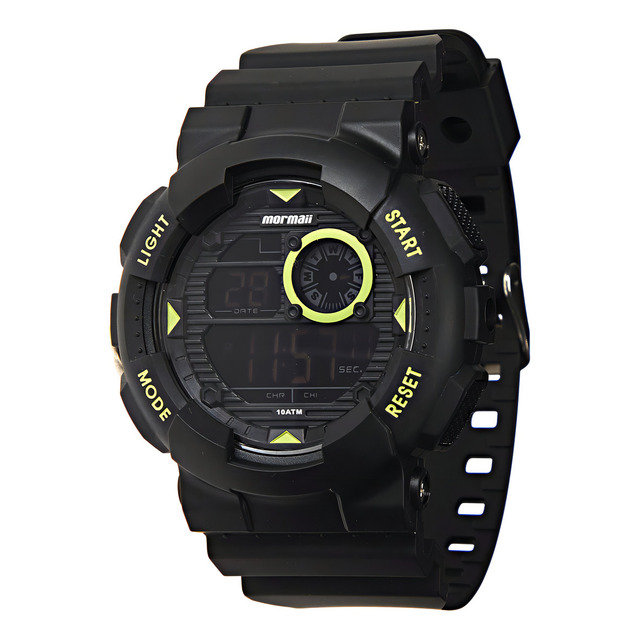 Relógio Masculino Digital Mormaii Mo3415c8v Verde Preto Relógio Masculino Digital Mormaii Mo3415c8v Verde Preto