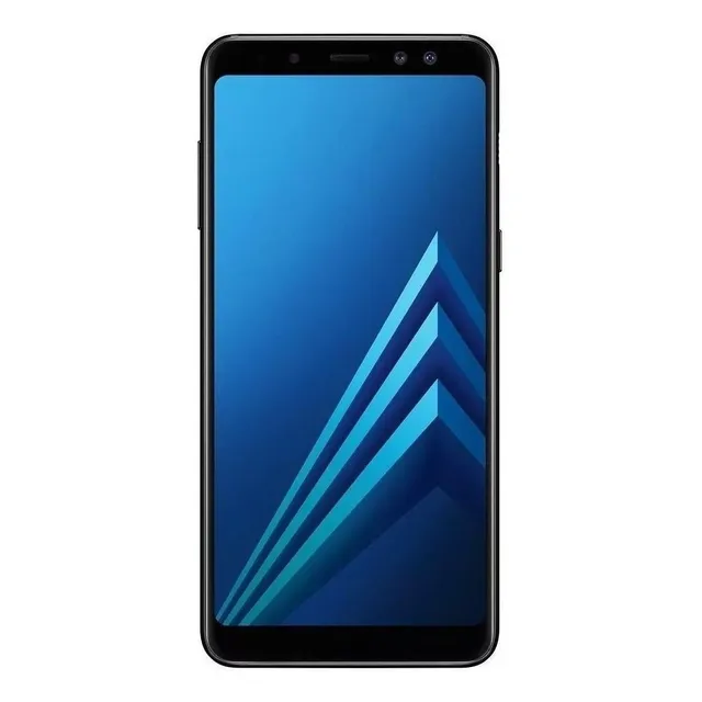 Samsung Galaxy A8 (2018) Dual SIM 64 GB preto 4 GB RAM - Bom (Recondicionado)