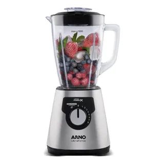 Liquidificador Arno Ultraforce Inox Jarra De Vidro Ln92 Liquidificador Arno Ultraforce Inox Jarra De Vidro Ln92