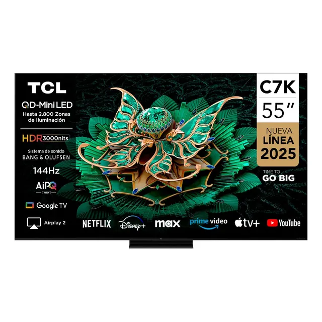 Smart TV TCL 55 QLED Mini LED 4K 55C7K